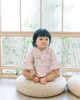 節日嬰兒和服 (粉紅色)