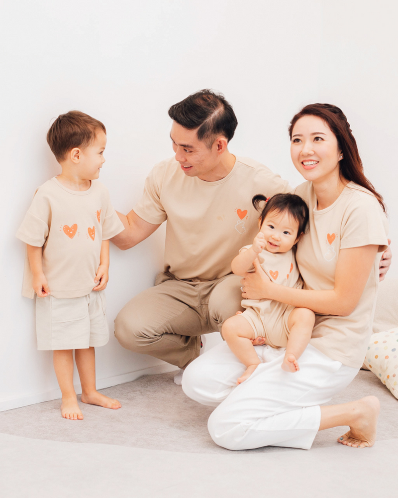 Organic Kids Clothes | Hearts Tee | mimi mono