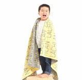 Personalized Blanket (Light Yellow Background)