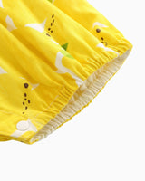 檸檬背帶連體衣