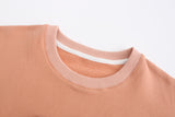 Mom Sweatshirt, Flower buttons, 100% Japanese Cotton