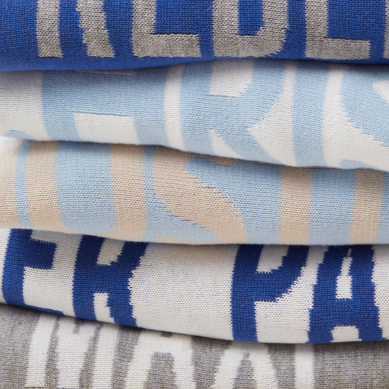 Personalized Blanket (Light Blue Background)