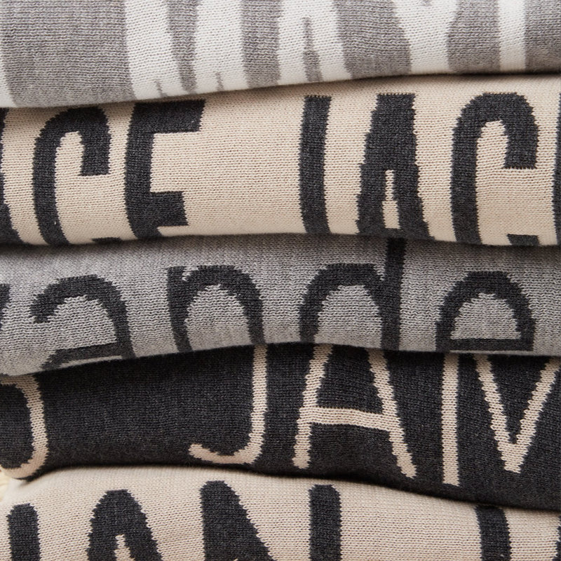 Personalized Blanket (Light Grey Background)