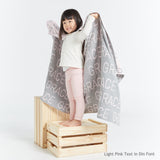 Personalized Blanket (Light Grey Background)