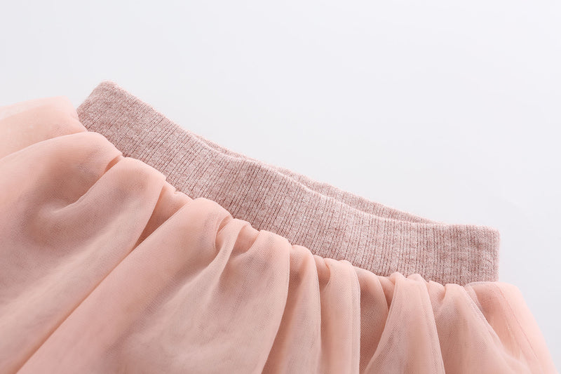 Girl Leggings, Tulle Skirt with Leggings
